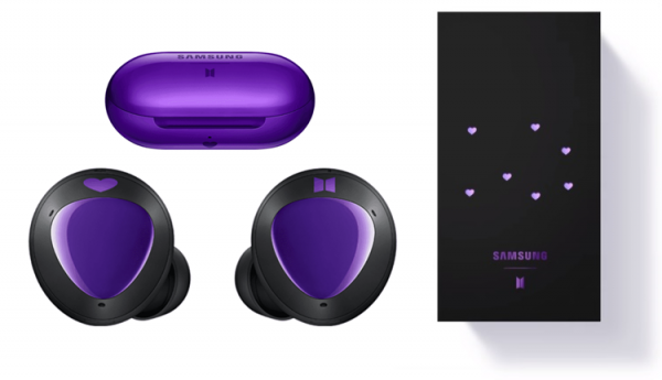 galaxy buds  bts edition iphone