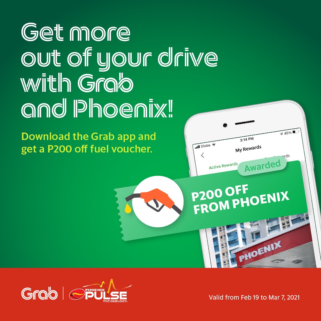 Free Phoenix Fuel Vouchers brought to you by GRAB