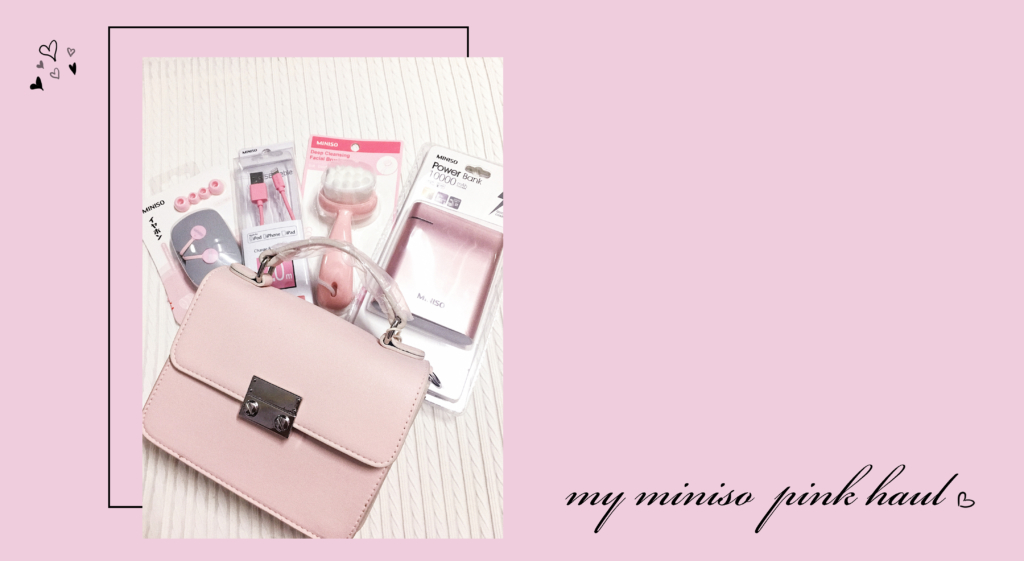 miniso pink bunny