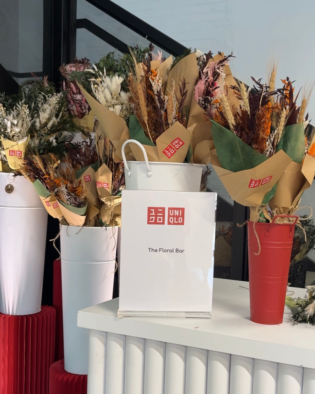 Fall Winter 2025 Collection Lifewear Uniqlo Toronto Canada Event Floral Bar